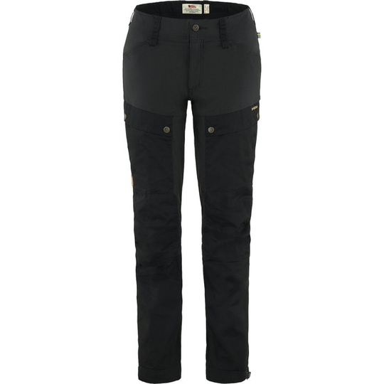 Fjällräven Keb Trousers W Short - Black - Naiset - 36 - Partioaitta