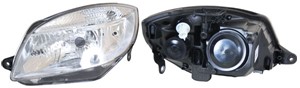 Frontlykt, Høyre, SKODA FABIA II, FABIA Combi II, ROOMSTER, ROOMSTER Praktik, 5J1941016, 5J1941018