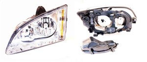 Frontlykt, Venstre, FORD FOCUS II, FOCUS Cabriolet II, FOCUS Sedan II, FOCUS Skåp / kombi II, FOCUS Turnier II, 1 480 990, 1385257