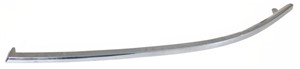 Pynte- / vernelist, støtfanger, Foran høyre, AUDI A6 C5, A6 C5 Avant, 4B0 807 174 2ZZ, 4B08071742ZZ