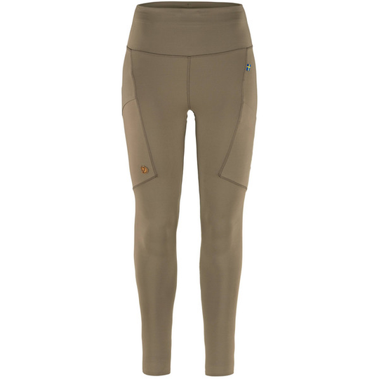 Fjällräven Abisko Tights W - Suede Brown - Naiset - M - Partioaitta