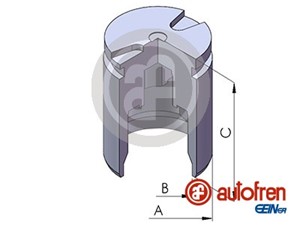 Stempel, bremseklave, Bakaksel, ALFA ROMEO,AUDI,FIAT,LANCIA,VW