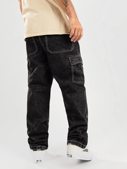 Empyre Sk8 Denim Cargo Farkut musta