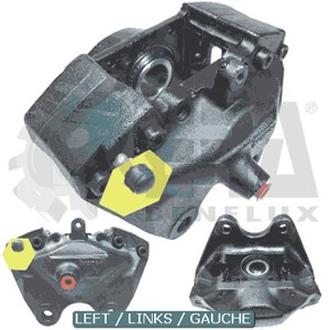Bremsecaliper, Venstre bakaksel, MERCEDES-BENZ M-KLASS [W163], 163 423 00 98, 163 423 02 98, 163 423 07 98, A 163 423 00 98, A 163 423 0