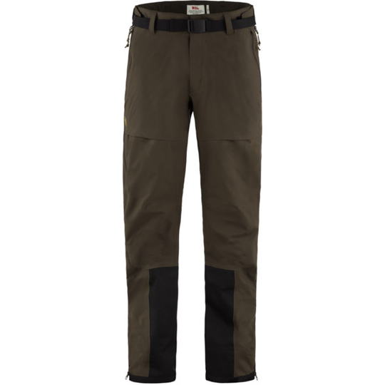 Fjällräven Keb Eco-shell Trousers M - Dark Olive - Miehet - XXL - Partioaitta