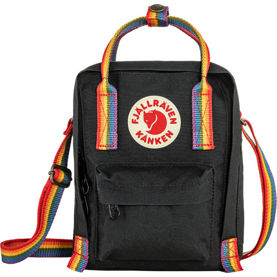 Fjällräven Kånken Rainbow Sling - Black-rainbow Pattern - Unisex - OneSize - Partioaitta