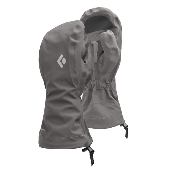 Black Diamond Waterproof Overmitts - Smoke - Unisex - XL - Partioaitta