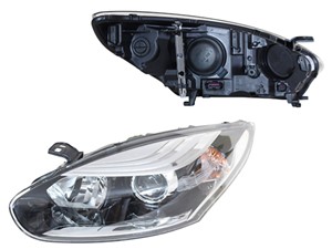Frontlykt, Venstre, RENAULT MEGANE CC, MEGANE Coupé III, MEGANE Grandtour III, MEGANE Halvkombi III, MEGANE Hatchback Van III, 26 06 058