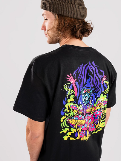 A.LAB Magic Mushrooms T-paita musta