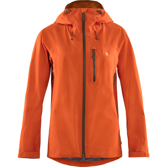 Fjällräven Bergtagen Lite Eco-shell Jkt W - Hokkaido Orange - Naiset - XL - Partioaitta
