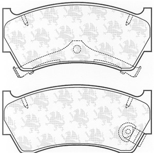 Bremseklosser sett, Framaksel, NISSAN ALMERA I, ALMERA Hatchback I