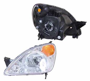 Frontlykt, Venstre, HONDA CR-V II, 33151S9AG01, 33151SCAG01