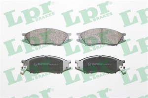 Bremseklosser sett, Framaksel, NISSAN ALMERA II, ALMERA Hatchback II, 410606N090, 410606N091, 410606N0X1, 4106095F0A