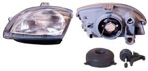 Frontlykt, Venstre, FIAT SEICENTO / 600, SEICENTO / 600 Skåp/halvkombi, 0000046511343, 0000046511348, 46511343, 46511348