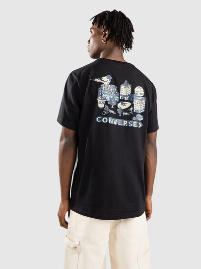 Converse City Tour Graphic T-paita musta