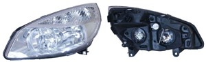 Frontlykt, Venstre, RENAULT GRAND SCÉNIC II, SCÉNIC II, 77 01 056 126