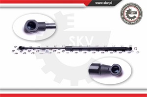 Pneumatisk fjær, koffer- / lasterom, NISSAN X-TRAIL, 904508H310, 904508H31A, 90450EQ300, 90450EQ301, 90450EQ30A, 90450EQ30B, 90450EQ31A,