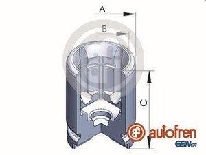 Stempel, bremseklave, Bakaksel, FIAT,HONDA,IVECO,MG,ROVER,SUZUKI, 4112121P00, 43215SM4951