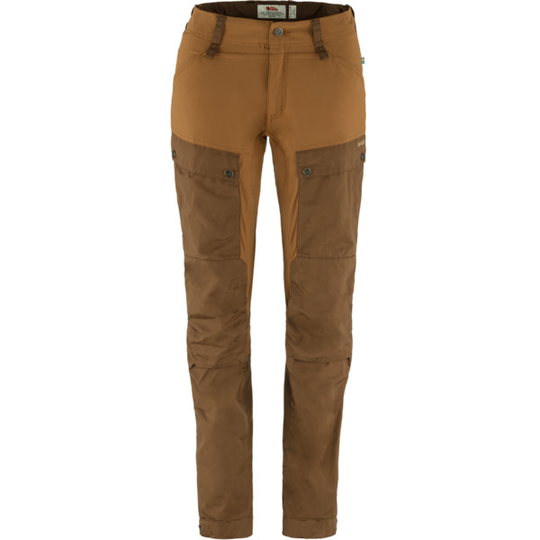 Fjällräven Keb Trousers Curved W - Timber Brown-chestnut - Naiset - 34/R - Partioaitta