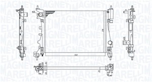 Radiator, motorkjøling, CITROËN,FIAT,PEUGEOT, 1330T8, 51780706, 51790774