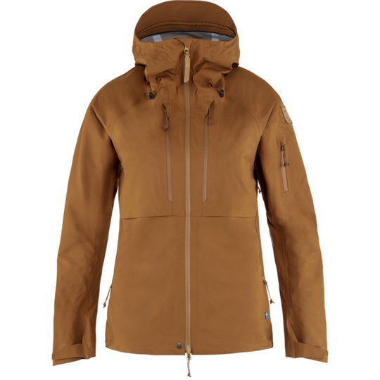 Fjällräven Keb Eco-shell Jacket W - Chestnut - Naiset - XL - Partioaitta
