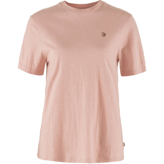 Fjällräven Hemp Blend T-shirt W - Chalk Rose - Naiset - M - Partioaitta