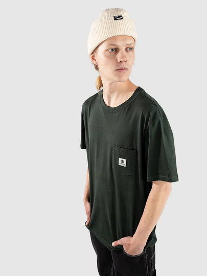 Element Basic Pocket Label T-paita vihreä