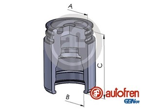Stempel, bremseklave, Bakaksel, FORD TOURNEO CONNECT, TRANSIT CONNECT, 4500870