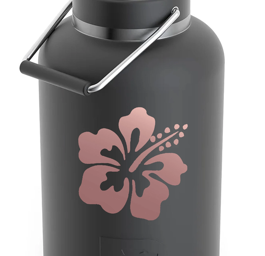 6 Hibiscus Flower Vinyl Decals – Colorful Car, Bike, Window Stickers (6cm)