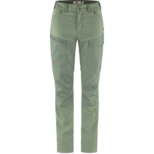Fjällräven Abisko Midsummer Zip Off Trousers W - Jade Green-patina Green - Naiset - 46 - Partioaitta
