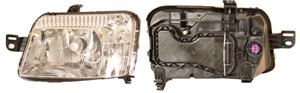 Frontlykt, Venstre, FIAT PANDA, PANDA Skåp/halvkombi, 0000051867677, 51867677
