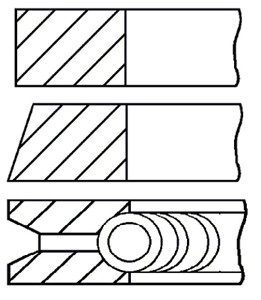 Stempelringsett, FIAT,LANCIA, 5893582, 5893583