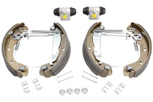 Bremsesko sett, Bakaksel, OPEL CORSA C, 1605812, 1605929, 1605953
