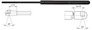Pneumatisk fjær, koffer- / lasterom, TOYOTA COROLLA, 68950-02040, 68950-0W170, 68960-02030, 68960-0W170