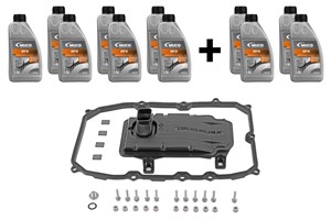 Delesett, oljeskift automatisk girkasse, AUDI Q7, PORSCHE CAYENNE, PANAMERA, VW TOUAREG, 0C8 321 371, 0C8 325 435 kit4, 0C8 325 435, 958