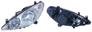Frontlykt, Venstre, PEUGEOT 307, 307 Break, 307 CC, 307 SW, 6204 Z3