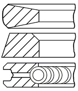 Stempelringsett, CITROËN,FIAT,LADA,PEUGEOT,SUZUKI