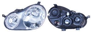 Frontlykt, Venstre, VW POLO, 6Q1 941 007A, 6Q1 941 007AF