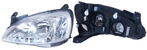 Frontlykt, Høyre, OPEL COMBO Skåp/stor limousine, COMBO Tour, CORSA C, CORSA C Skåp/halvkombi, 12 16 139, 93173254