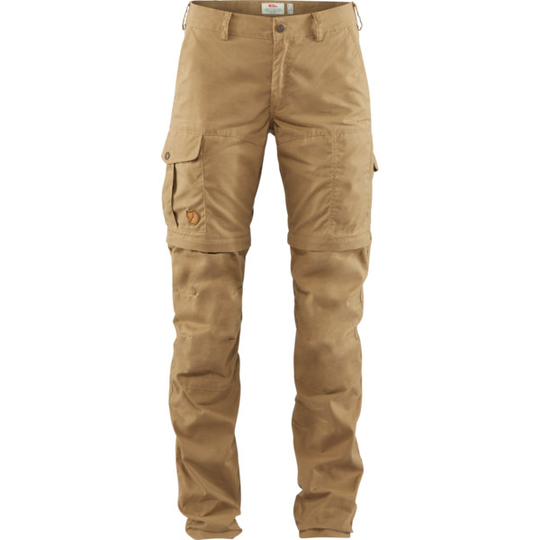 Fjällräven Karla Pro Zip-off Trousers W - Dark Sand - Naiset - 44 - Partioaitta