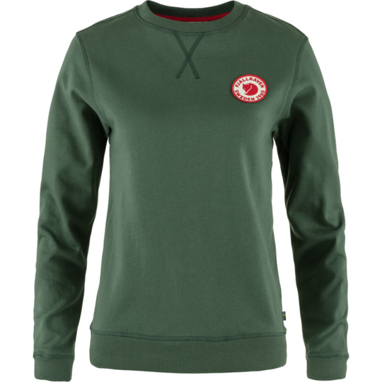 Fjällräven 1960 Logo Badge Sweater W - Deep Patina - Naiset - XL - Partioaitta
