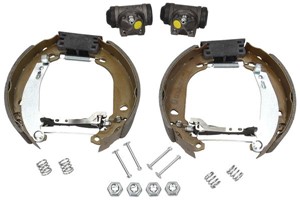 Bremsesko sett, Bakaksel, RENAULT 21 Sedan, RAPID Skåp/stor limousine, SUPER 5, SUPER 5 Skåp/halvkombi, 7701203456, 7701204726, 77012050