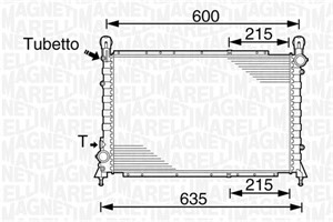 Radiator, motorkjøling, ALFA ROMEO 145, 146, 60586994, 60590292, 71735378, 71735411