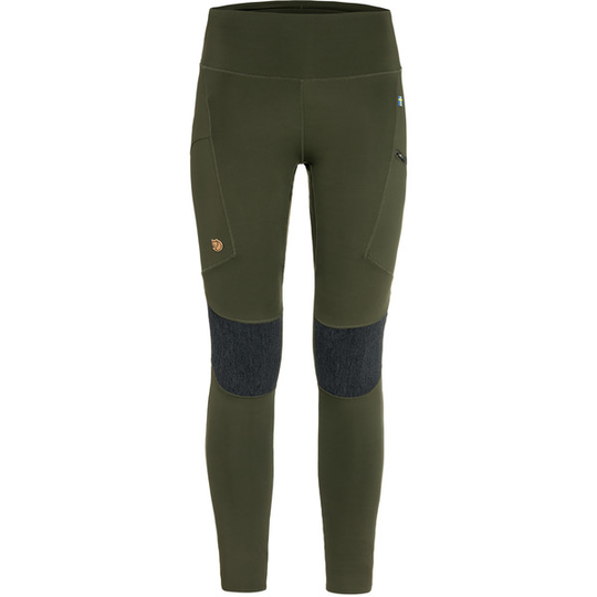 Fjällräven Abisko Trekking Tights Hd W - Deep Forest - Naiset - XXS - Partioaitta