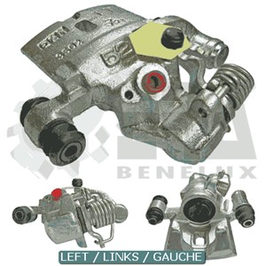 Bremsecaliper, Venstre bakaksel, MITSUBISHI CARISMA, CARISMA Sedan, MR235664