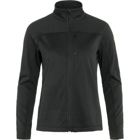 Fjällräven Abisko Lite Fleece Jacket W - Black - Naiset - XXS - Partioaitta
