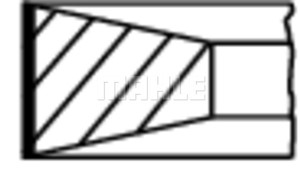 Stempelringsett, BMW 3 [E30], 3 Touring [E30], 5 [E28, E34], 11 25 1 287 118, 11 25 2 241 225, 1287118, 2241225