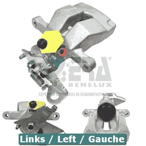 Bremsecaliper, Venstre bakaksel, RENAULT, 32057286, 44011 9651R, 44011 9906R, 7701 207 693, 7701 208 127, 771 1135 736, 8253030