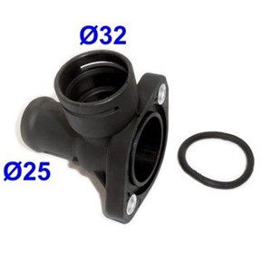 Kjølevæskeflens, AUDI A4 B5, A4 B5 Avant, VW PASSAT B5, PASSAT B5 Variant, 028121144N, 028121145G, 121044028N