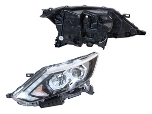 Frontlykt, Høyre, NISSAN QASHQAI SUV II, 260104EH0B, 260104EH1B